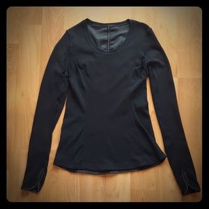 Lululemon black long sleeve shirt